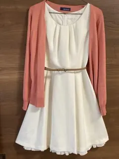 【美品】レストローズ白ワンピース最終値下げ1,980円→1,480円　Mサイズ