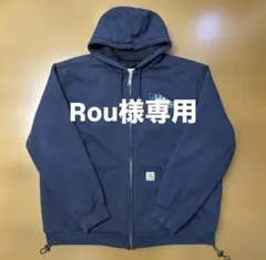 Carhartt ネイビー フルジップパーカー