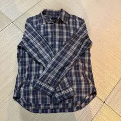 Calvin Klein Jeans 長袖シャツ M ネイビー系チェック