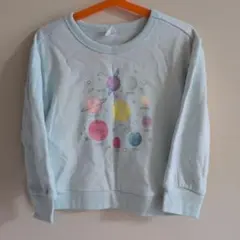 baby GAP ライトブルー 惑星プリント トレーナー 5歳