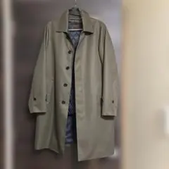 ユナイテッドアローズ ギャバジン ステンカラーコート オリーブS 中古