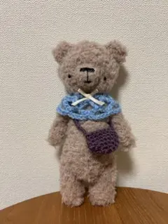 ま*こ様 ハンドメイド　あみぐるみ　クマさんチャーム