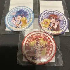 アイカツスターズ　サンリオ　缶バッジ　虹野ゆめ　ぼんぼんりぼん アイカツ サンリオ 缶バッジ 虹野ゆめ ぼんぼんりぼん アイカツ