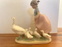 超希少品】加藤工芸 あひるのジマイマ ガーデンスタチュー 約30cm