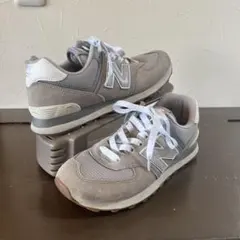 New Balance 574 グレー スニーカーワイズD