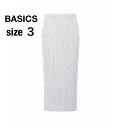 PLEATS PLEASE スカート BASICS ライトグレー サイズ3 新品のサムネイル