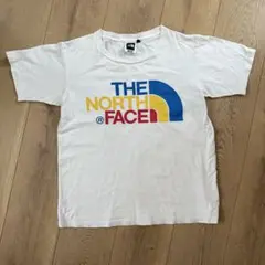 THE NORTH FACE 半袖Tシャツ ホワイト　ロゴ　S