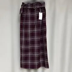 【新品未使用】LOWRYS FARM タータンチェックタイトスカート