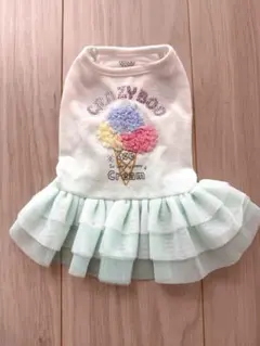 CRAZYBOO アイスクリーム柄 犬服 ワンピースのサムネイル