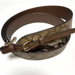 美品　COACH コーチ　シグネチャー　ショルダーストラップ　バック紐