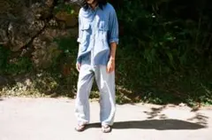 comoli 21ss ブリーチデニムのサムネイル