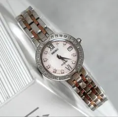 定価25万 SEIKO エクセリーヌ ダイヤベゼル レディース 腕時計 極美品