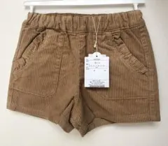 新品タグ付き　アプレレクール　ブラウン　90サイズ　ショートパンツ　秋