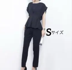 GIRL セットアップ テーパードパンツ ドレスパーティ ネイビー Sサイズ
