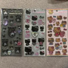 正規品 キラキララインストーンシール 3点セット