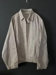 Eddie Bauer ベージュ ジップアップジャケット コーチジャケット