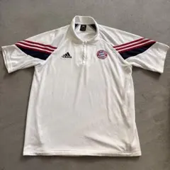 バイエルン　Bayern München adidas 白　XXL ポロシャツ
