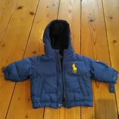 ポロの青いダウンコート 9M