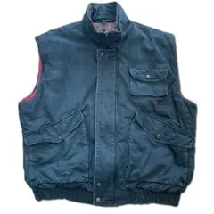 90s Expeditions中綿ワークベスト グリーン アウトドア 良配色