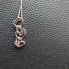 ハート型シルバーネックレス