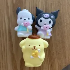 サンリオ　水でっぽう　お風呂　マスコット　クロミ　ポチャッコ　プリン