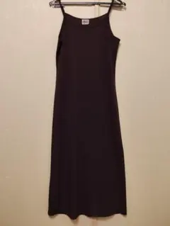 ZAMPA パープル キャミワンピース