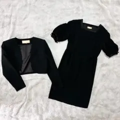 【最終価格】Chloe セットアップ　ワンピース　黒フォーマル　冠婚葬祭　7号