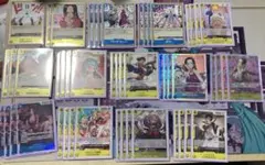 吉*）様 青黄ハンコックデッキ　貧乏構築　スリーブ付き 引退品