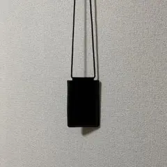 A*a様 無印良品　イタリア産　ヌメ革　ミニサコッシュ　黒