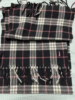 EAST BOY ラムズウール チェックマフラー