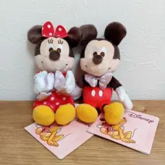 ✨お得✨ディズニー　赤いほっぺ　マスコット　ワン！ダフルギフト　ミッキー　ミニー