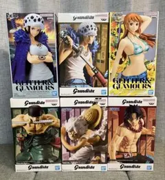 ワンピース フィギュア6個まとめ売り ルフィ エース ゾロ トラファルガー ナミ