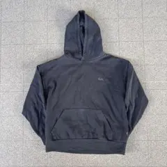 QUIKSILVER パーカー ブラック ロゴプリント