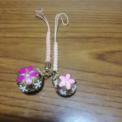 花柄ストラップ 2個セット