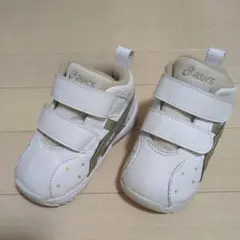 Asics ベビーシューズ ホワイト 星柄 13.5
