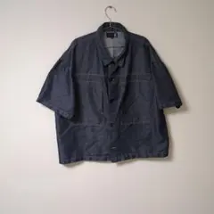 LAKOLE ダークブルー XL デニムシャツ