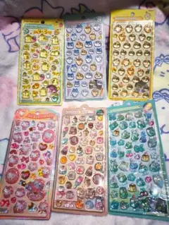 【正規品】ちいかわうさぎポムポムプリンキティボンボンドロップシールセットP2