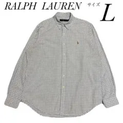 ラルフローレン　RALPH LAUREN BD 長袖チェックシャツ　サイズL