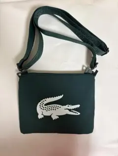 【未使用】LACOSTE サコッシュ グリーン