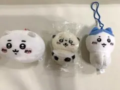 未使用 ちいかわ ハチワレ ラッコ3点セット キーホルダー ぬいぐるみ