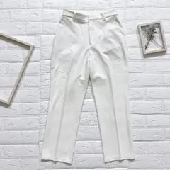 UNIQLO ユニクロ クロップド丈パンツ オフホワイト スラックス Sサイズ