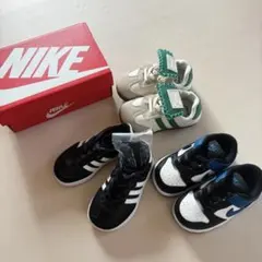 Nike & Adidas &韓国シューズ　ベビーシューズ 3足セット