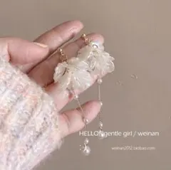 ★実物写真あり★パール シェル ゴールド 結婚式 パーティー 可愛い おしゃれ