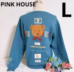 【タグ無・未着用】PINK HOUSE♪ロゴ刺繍 カーディガン ブルー タグ無・未着用】PINK HOUSE♪ロゴ刺繍 カーディガン ブルー - メルカリ