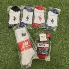 靴下6点セット(ＮＢ、バルデマッチ、フィラ)