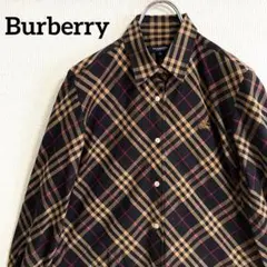 BURBERRY バーバーロンドン　長袖シャツ　ブラウス　ノバチェック　Lのサムネイル