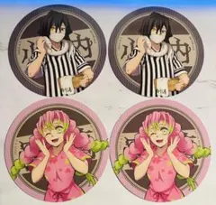 鬼滅の刃 極楽湯 コースター 伊黒小芭内 甘露寺蜜璃