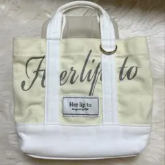 ハリプ Canvas Mini Tote トート 新宿 イエロー - メルカリ