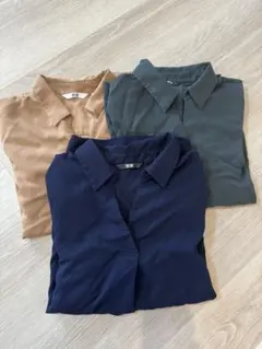 UNIQLO ブラウス 3点セット Lサイズ レディース まとめ売り オフィス