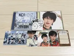 KO1KEYZ CD 通常盤 FC限定盤 トレカ ステッカー 特典 シンヘン①